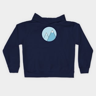 glacier mountain Kids Hoodie